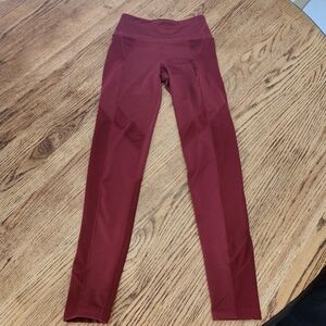 FP Movement by Free People Burgundy Leggings